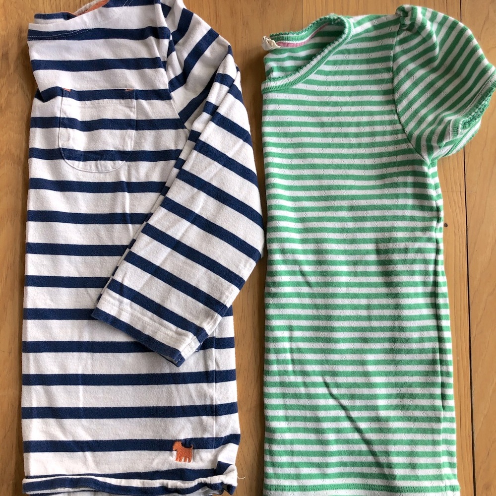 Mini Boden brand short and three-qtr sleeve shirt